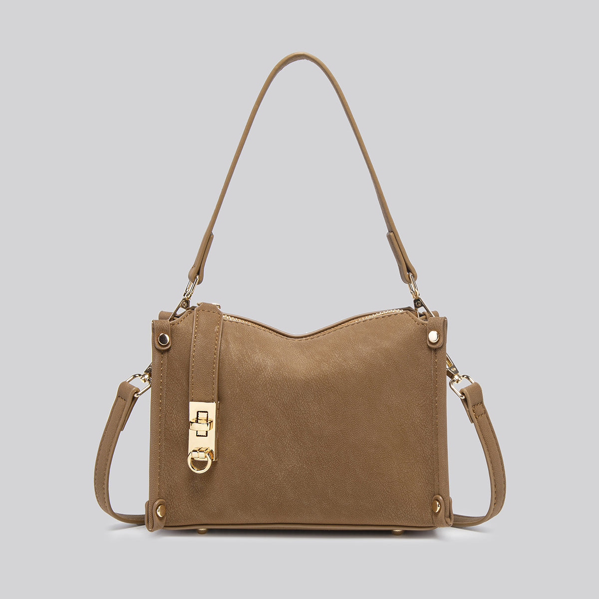 Pretty Women's Retro Fashion Advanced Texture Small Square Bags