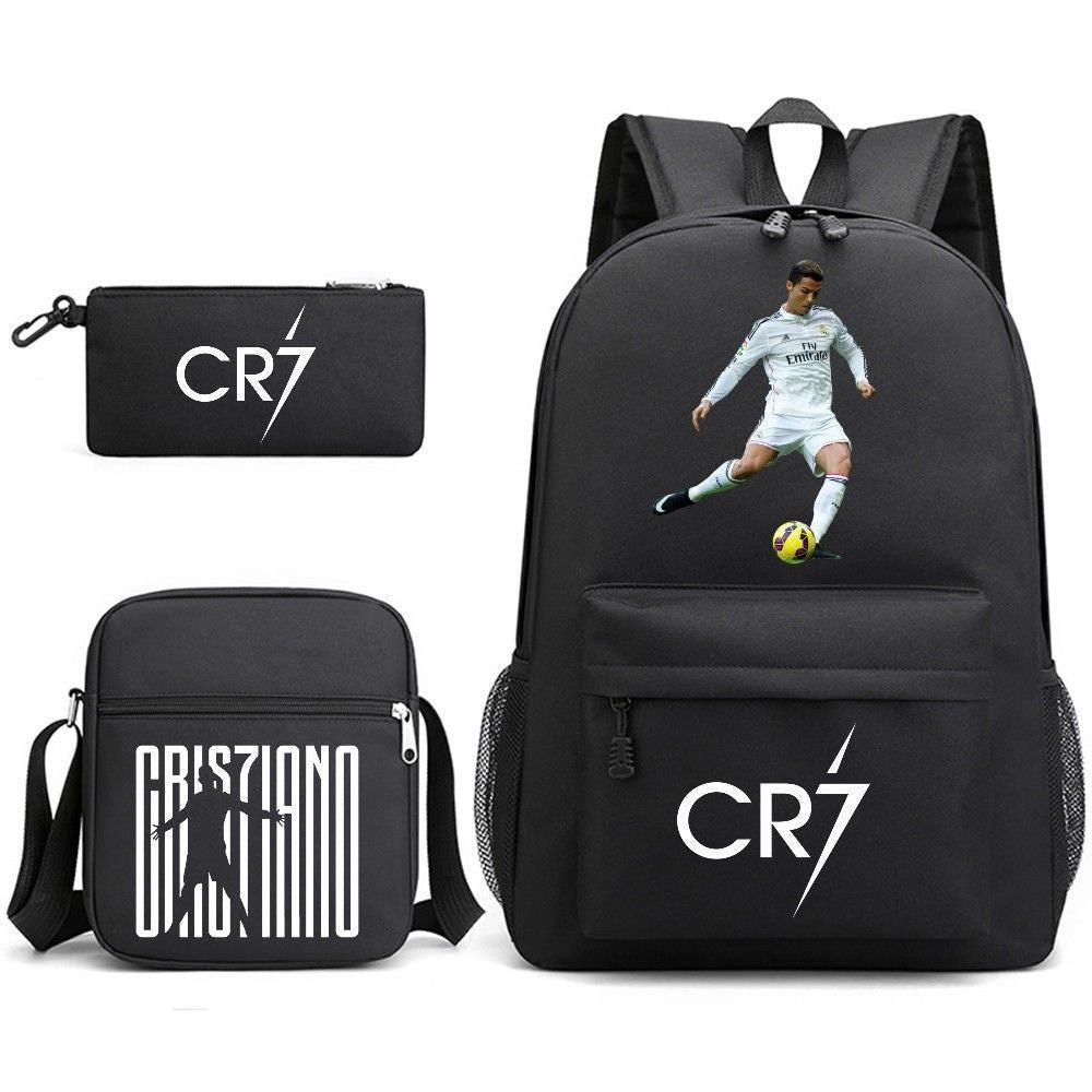 Pencil Three-piece Canvas Large Capacity Leisure Shoulder Bags