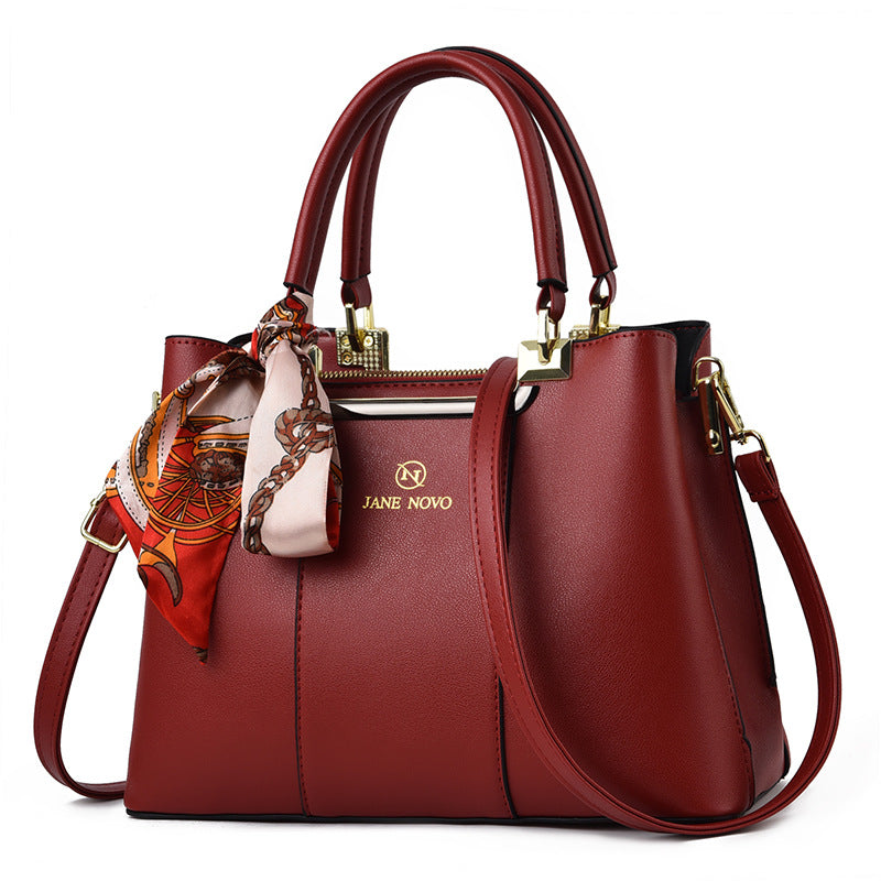 Mom Fashion Stitching Portable Large Korean Shoulder Bags