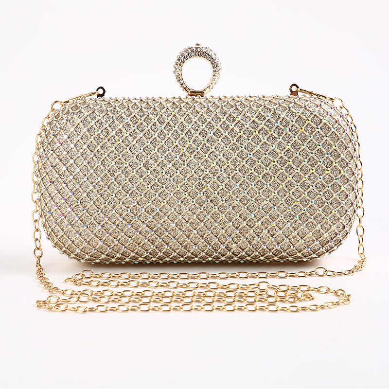 Rhinestone Dress Diamond Net Drill Portable Evening Bags