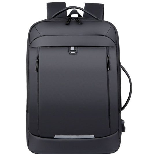 Men's Waterproof Charging Large Capacity Business Commute Leisure Expansion Backpacks