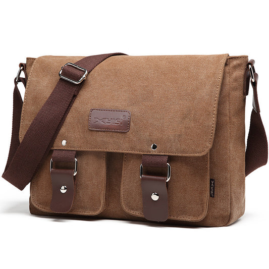 Men's Korean Fashion Canvas Practical Business Retro Men's Bags
