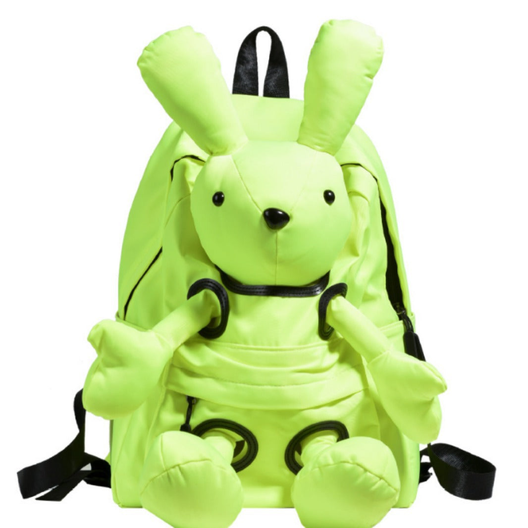 Cute Bunny Nylon Cool Trendy One Backpacks
