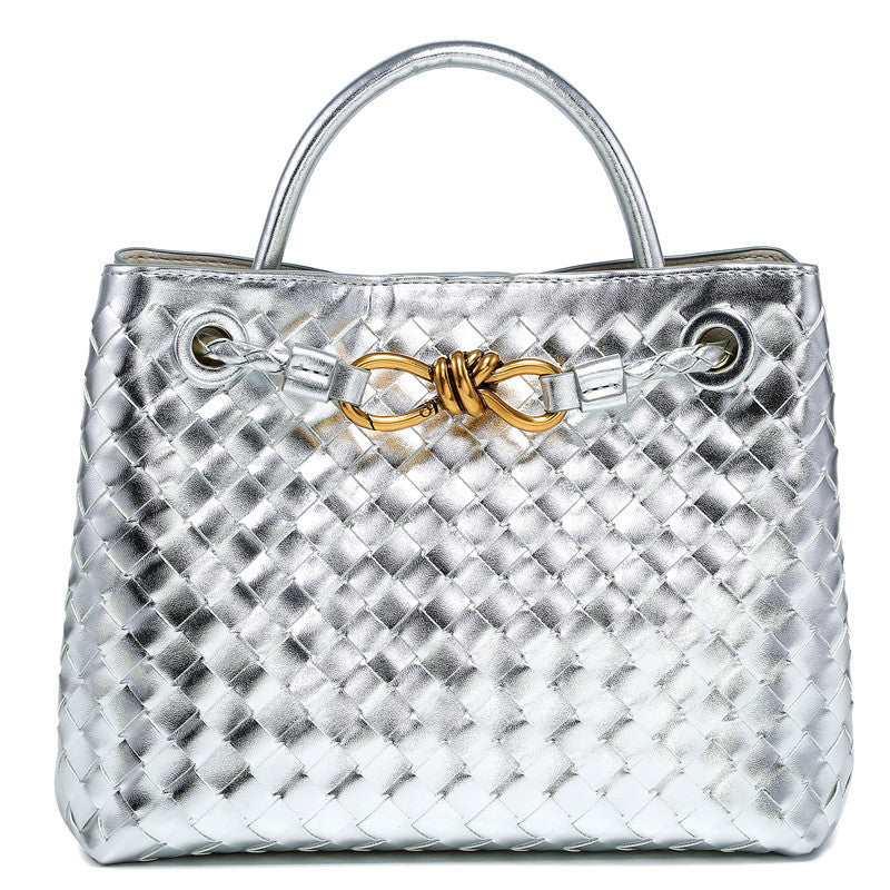 Women's Stylish Classic Slouchy Woven Retro Handbags