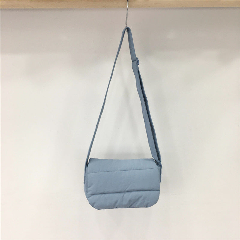 Commuter Minimalist Area Polyester Flap Quilted Crossbody Bags