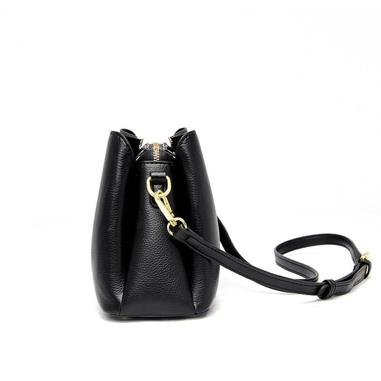 Innovative Spring Soft Leather Simple Elegant Shoulder Bags