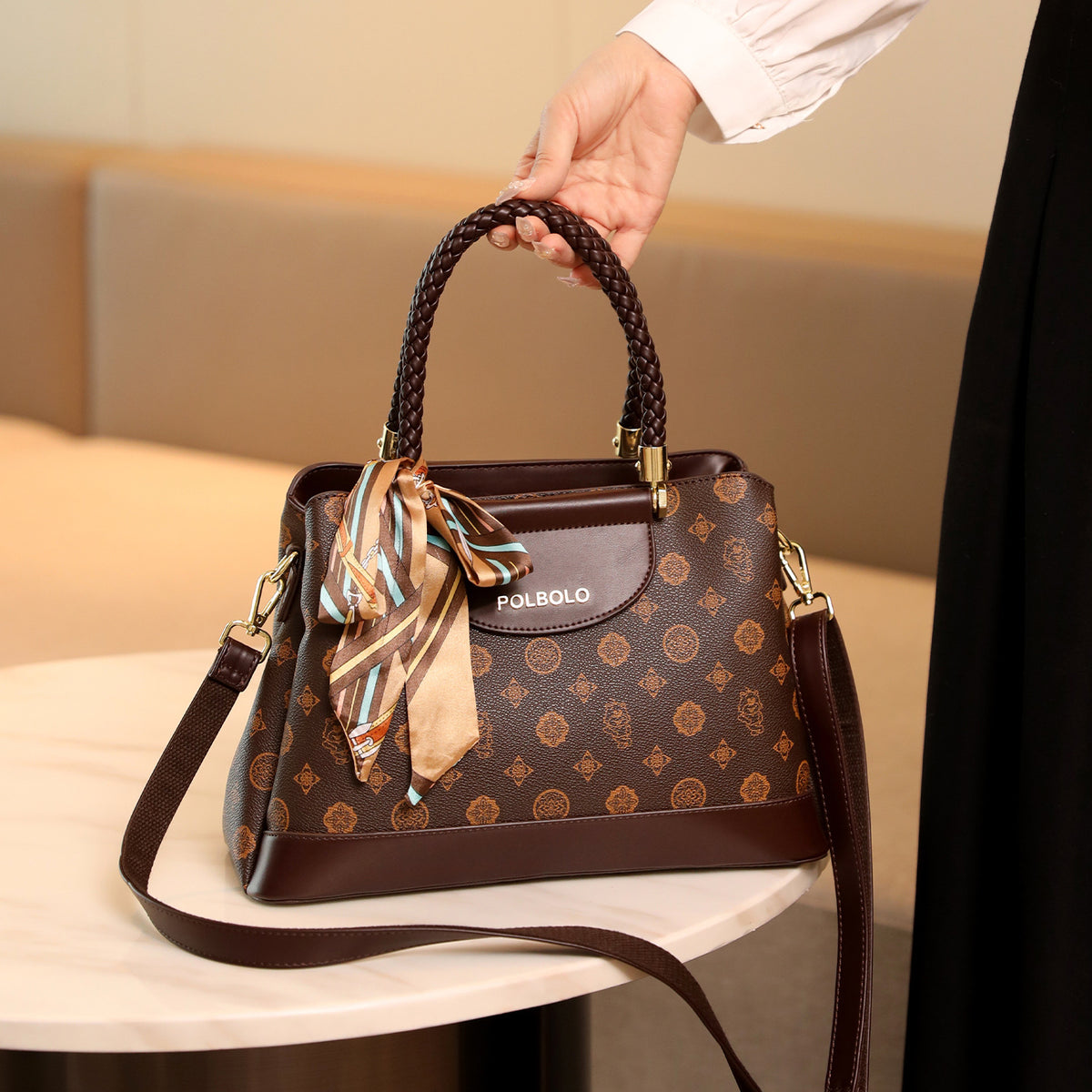 Women's Retro Printed Large Capacity Mom Fashion Bags