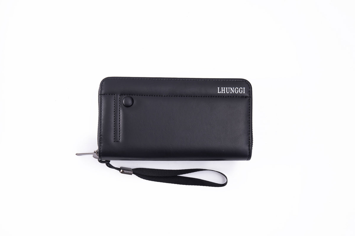 Men's Korean Long Practical Multiple Slots Double Layer Bags