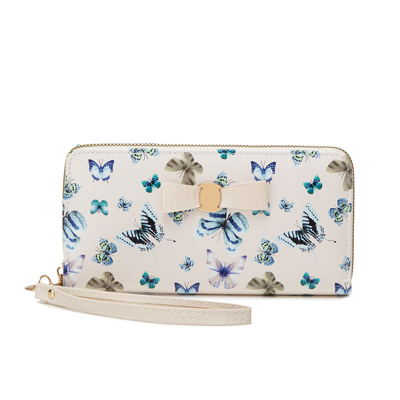 Women's Autumn Korean Style Long Sweet Butterfly Ladies Wallet
