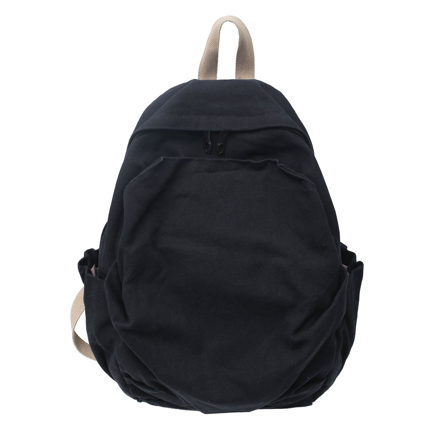 Trend Solid Color Female Class Simple Backpacks