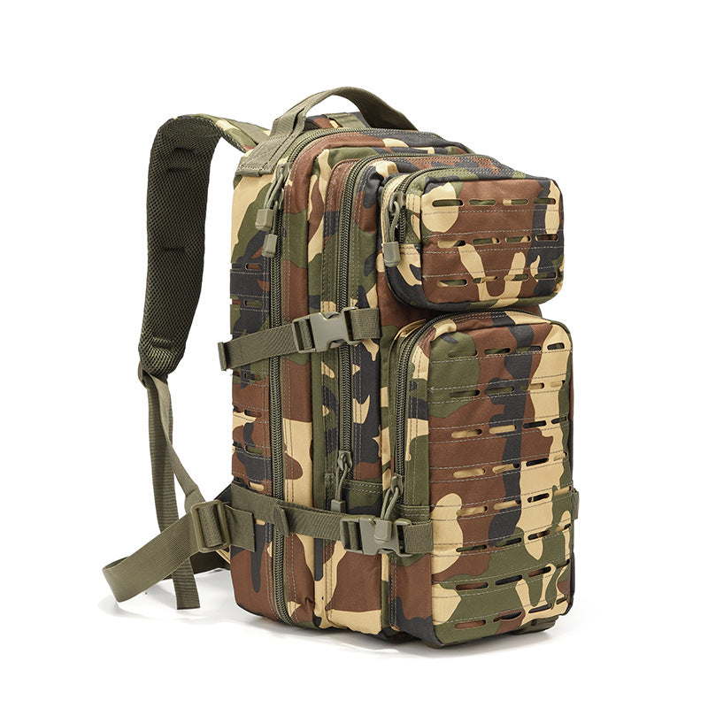 Camouflage Waterproof Laser Cutting Multifunctional Hiking Mountaineering Backpacks