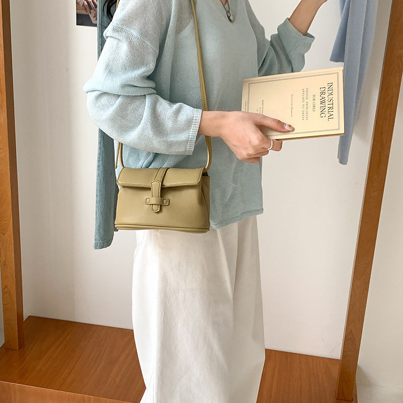 Women's Niche Design Simple Style Versatile Spring High-grade Small Square Bags