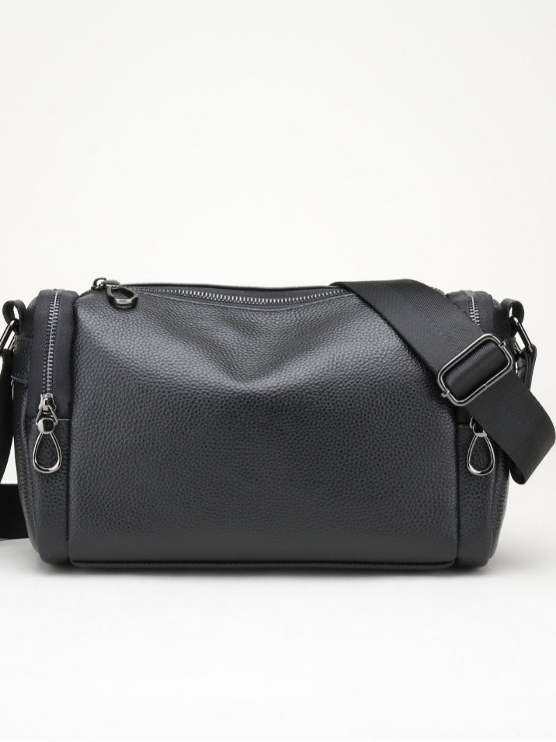 Men's Attractive Genuine Leather Business Pillow Men's Shoulder Bags