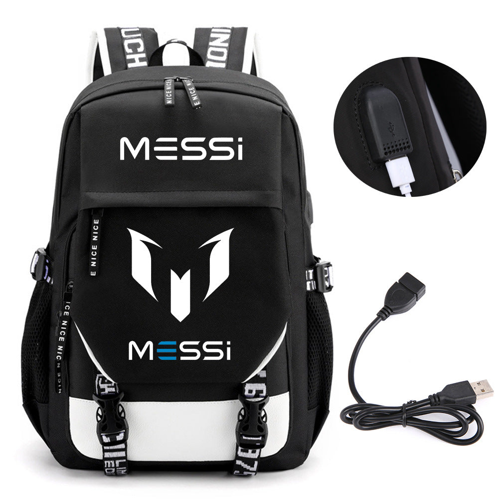 Football Peripheral Fashion Korean Style Youth Backpacks