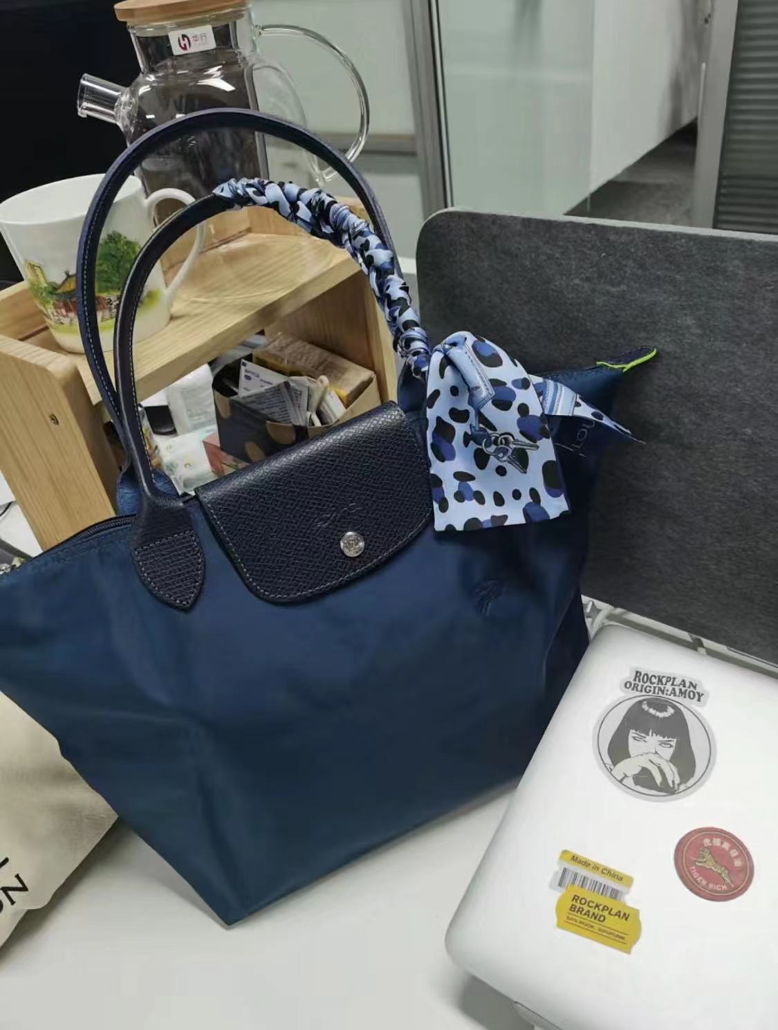 Women's Nylon Dumpling Embroidered Large Capacity Totes Shoulder Bags