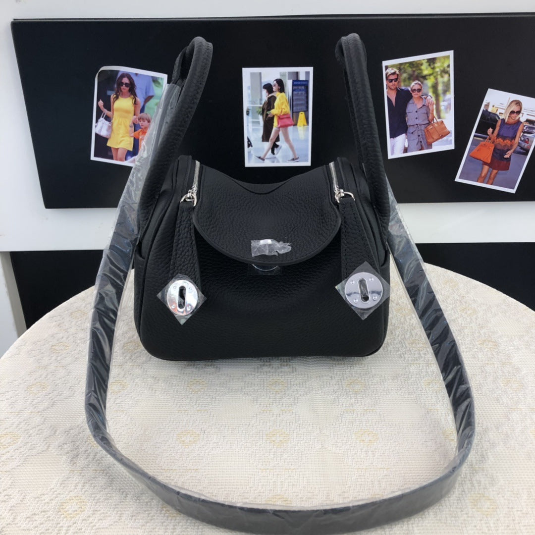 Lindy Cowhide Pillow Doctor Medical Box Bags