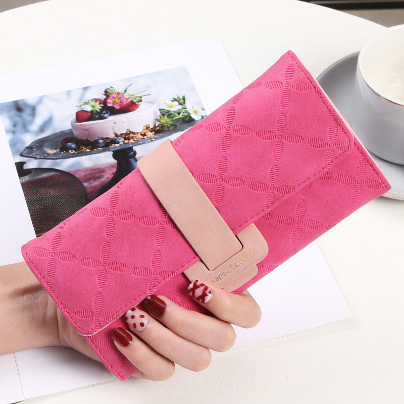 Women's Long Version Personality Large Capacity Mobile Ladies Wallet