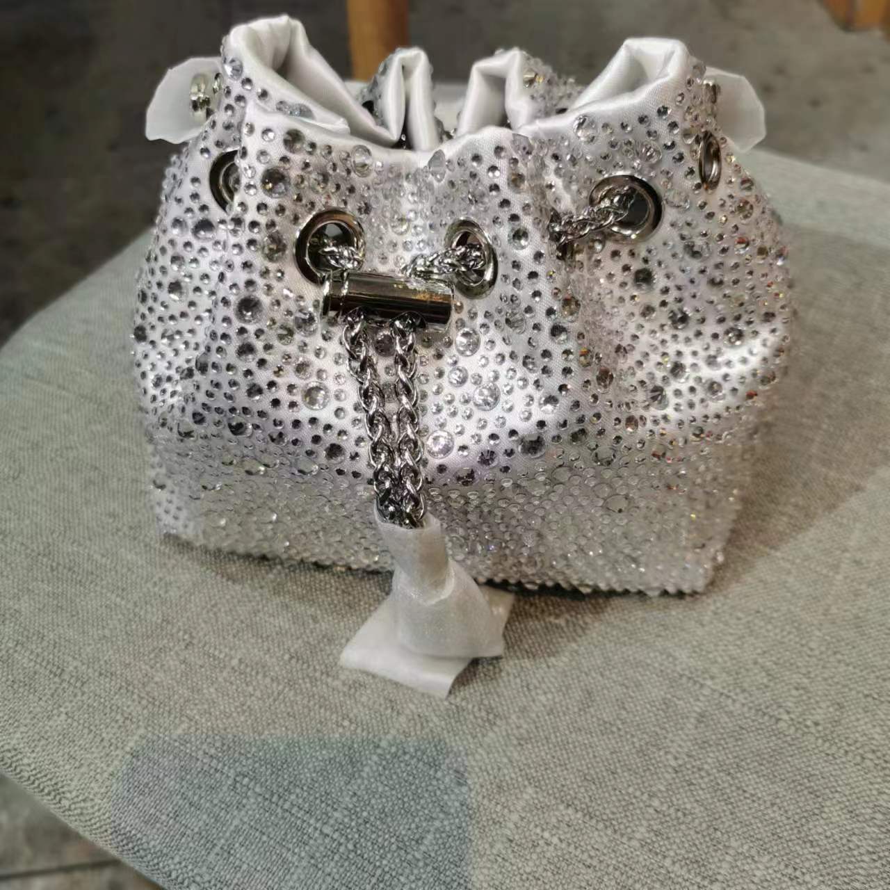 Women's Heron Live Streaming On Tassel Rhinestone Shoulder Bags