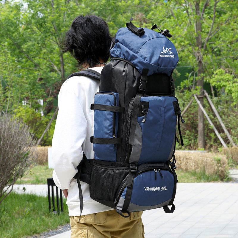 Women's & Men's & Large Capacity Hiking Printed Camping Mountaineering Backpacks