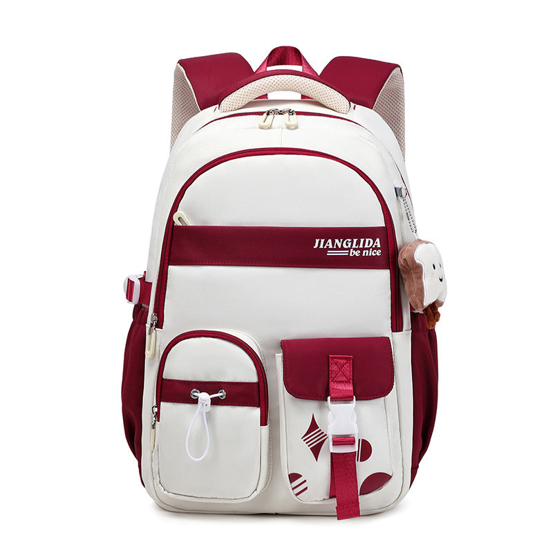 Korean Style High College National Fashion Backpacks