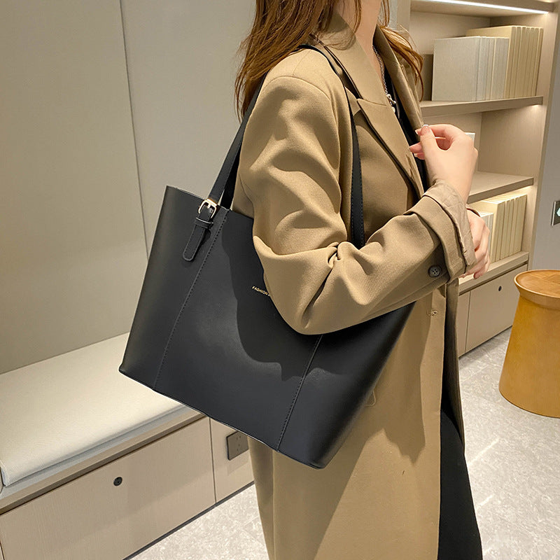 Women's Korean Style Color Matching Large Capacity Women's Shoulder Bag