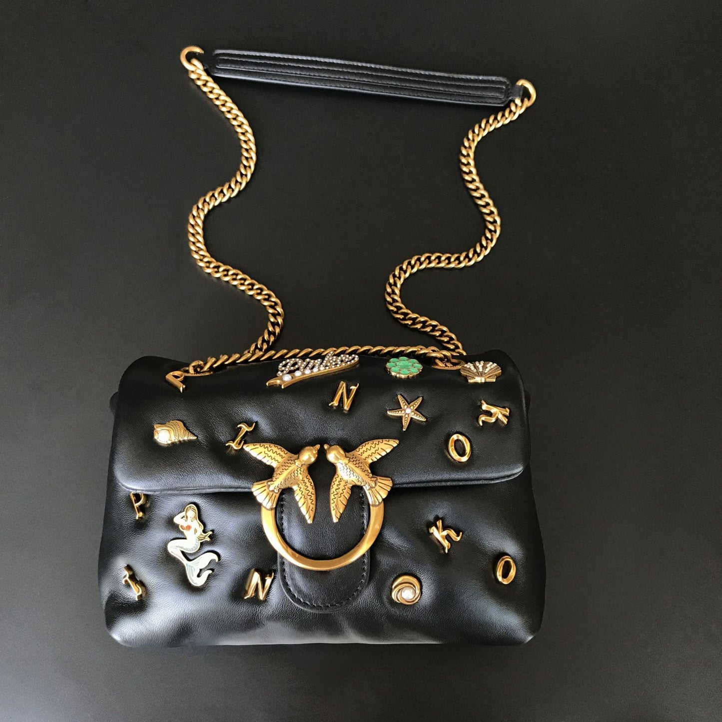 Women's High Quality Sheepskin Puff Pillow Chain Shoulder Bags