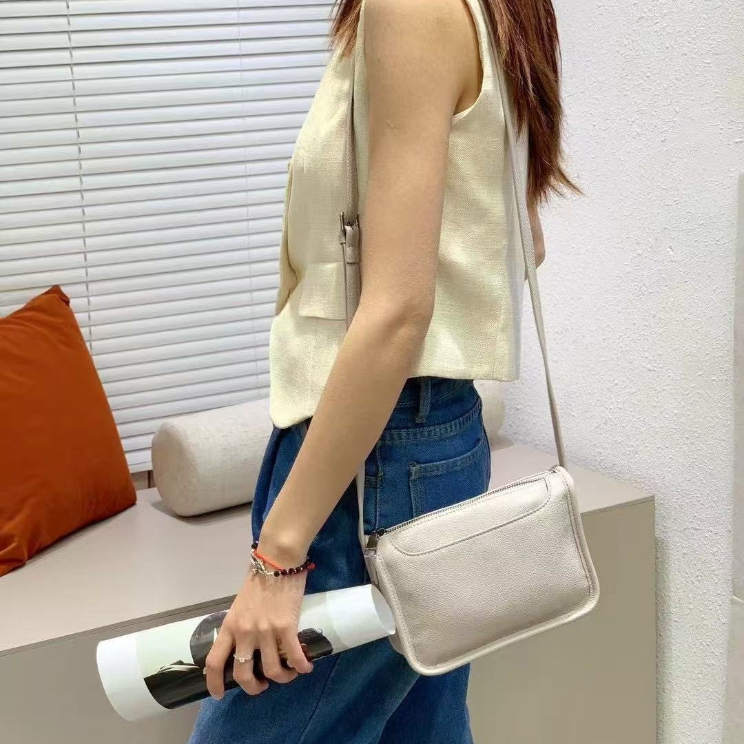 First Layer Cowhide Leather Retro Simple Atmosphere Bags