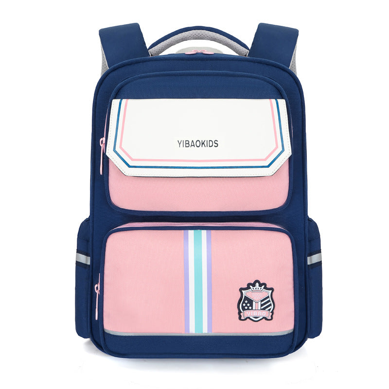 British Style Primary Grade Boys Breathable Elementary School Students' Schoolbags