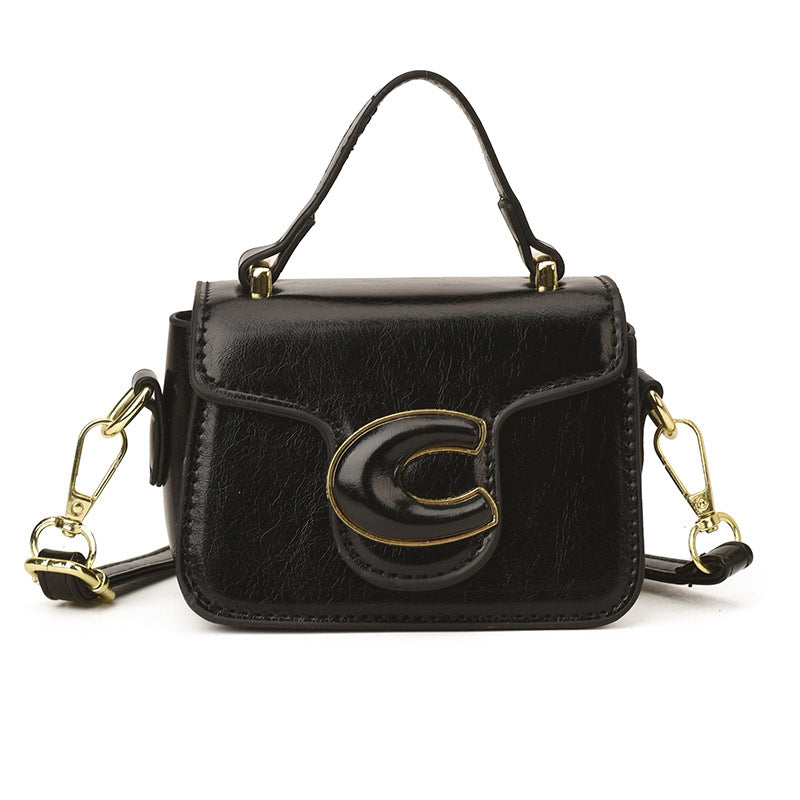 Women's Retro Mini Stylish Good Texture Western Women's Shoulder Bag