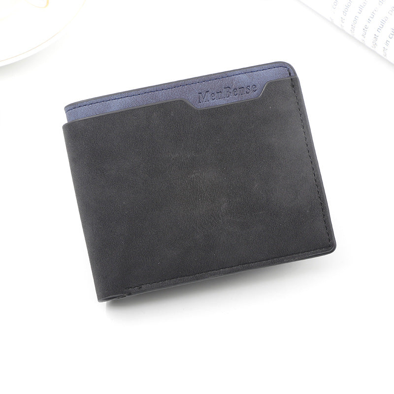 Men's Frosted Waterproof Short Fashion Leisure Men's Wallet