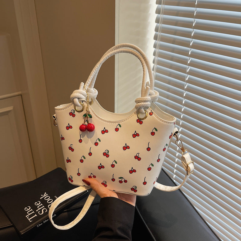 Trendy Girly Fashion Commuting Cute Pendant Large Handbags