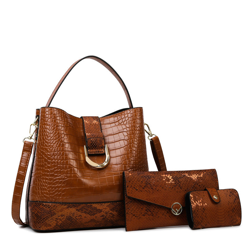 Women's Glamorous Match Sets Simple Popular Shoulder Bags