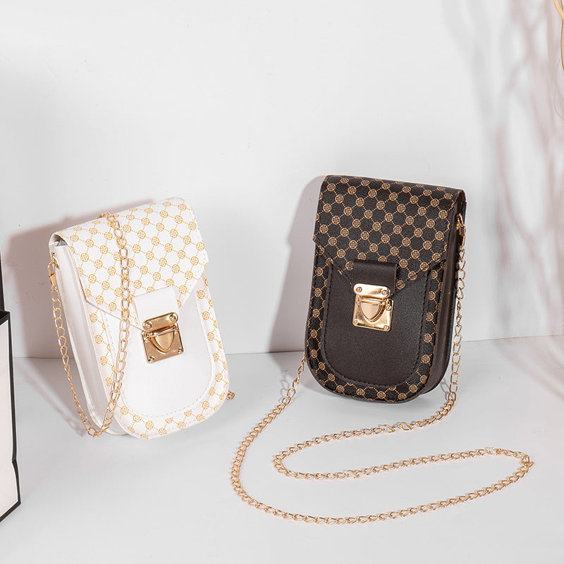 Comfortable Women's Fashion Retro Chain Mobile Bags