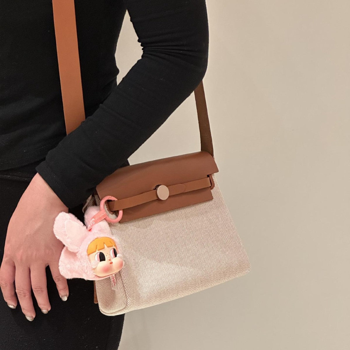 Classic High-grade Canvas Leather Kelly Fashion Bags