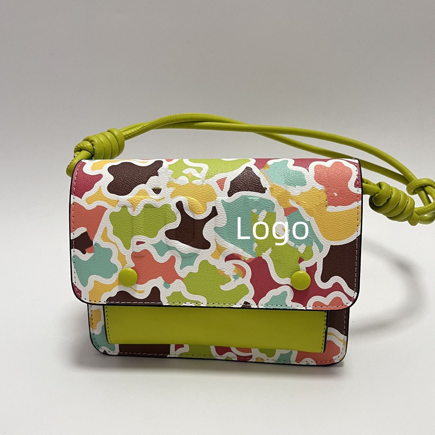 Women's Contrast Color Colorful Design Letter Fashion Bags