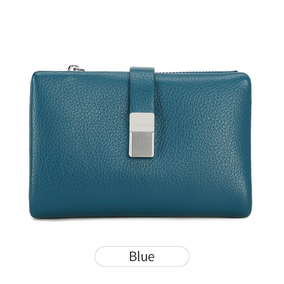 Women's Short Soft Leather Fashion Simple Large Ladies Wallet