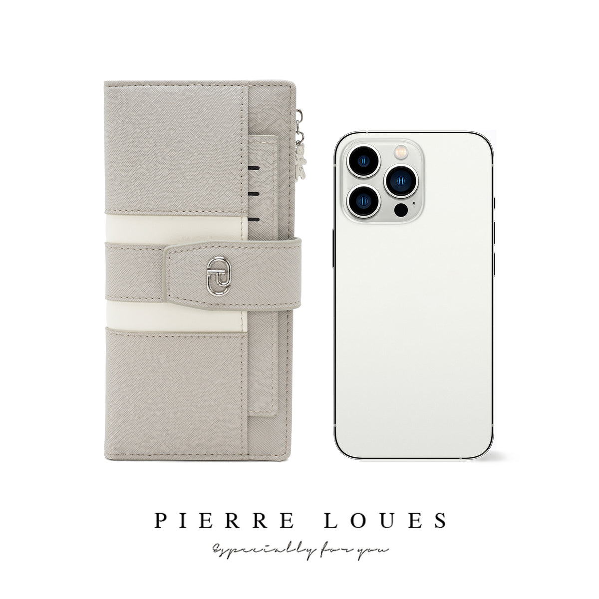 Women's Affordable Luxury Fashion Simple Contrast Color Metal Ladies Wallet