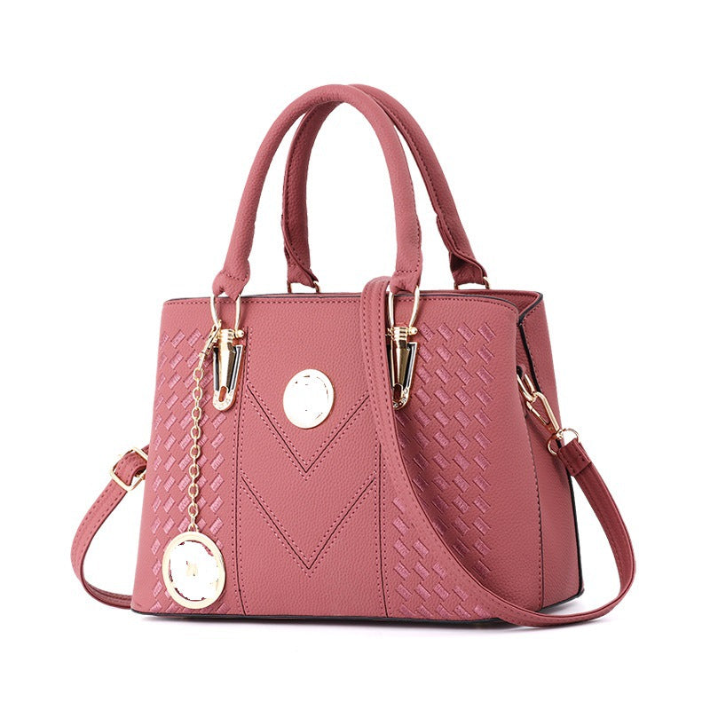 Women's Korean Embroidered Fashionable Simple Big Featured Bags