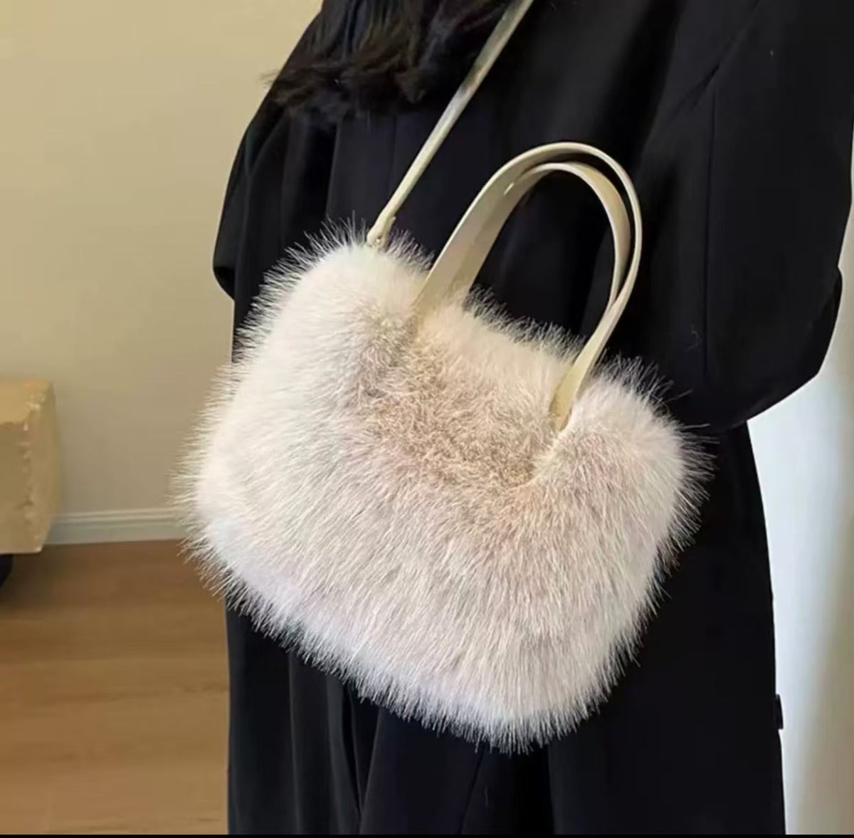 Popular Plush Winter Versatile Korean Style Tote Bags