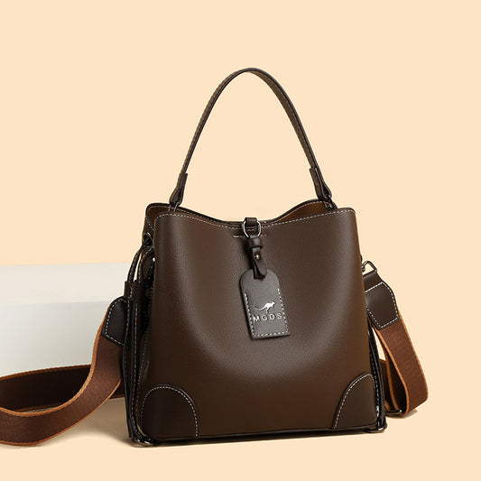 Women's Trendy Large Capacity Fashion Practical Commute Bucket Bags