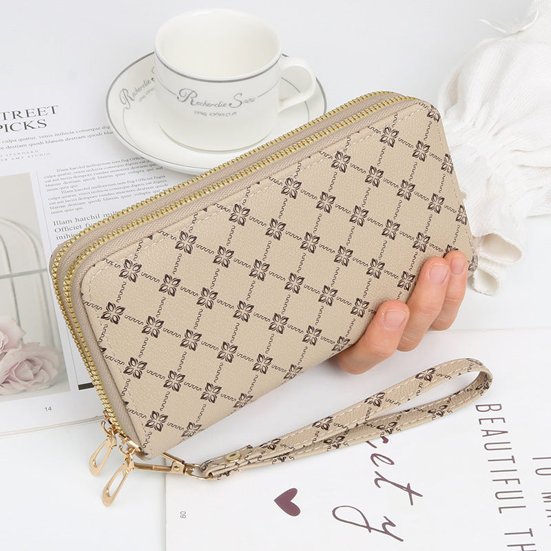 Women's Long Fashion Zipper Large Capacity Ladies Wallet