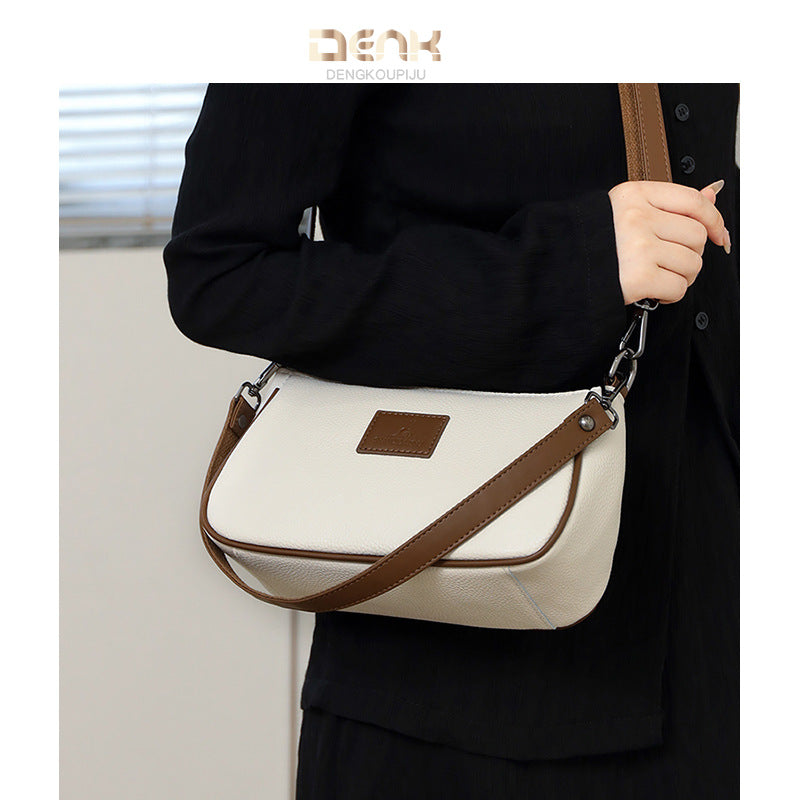 Women's Genuine Leather Trendy High-grade Niche Underarm Crossbody Bags