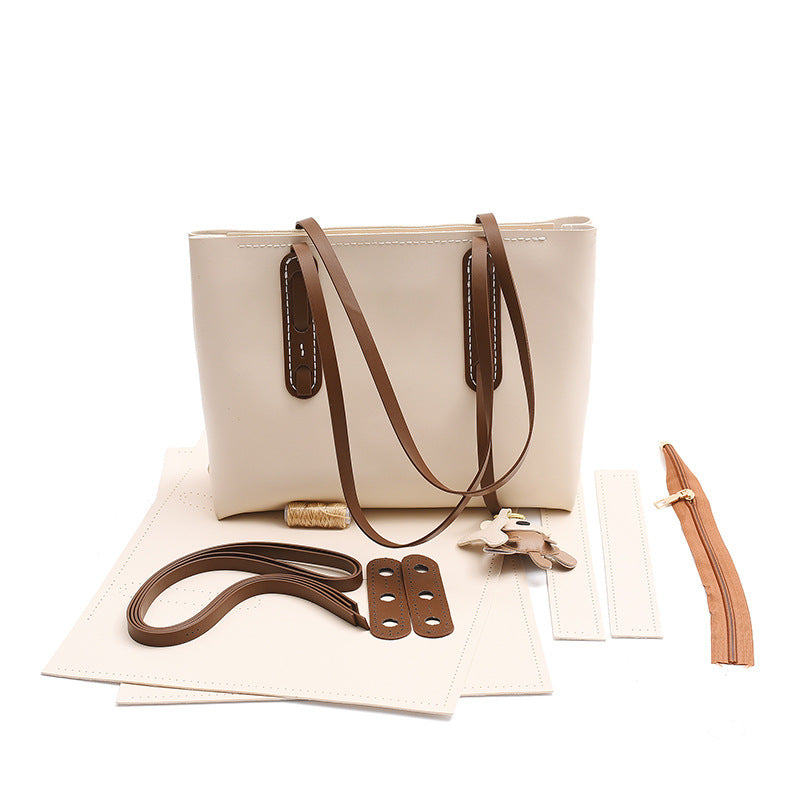 Women's Commuter Retro Large Capacity Totes Homemade Handmade Woven Material Women's Shoulder Bag