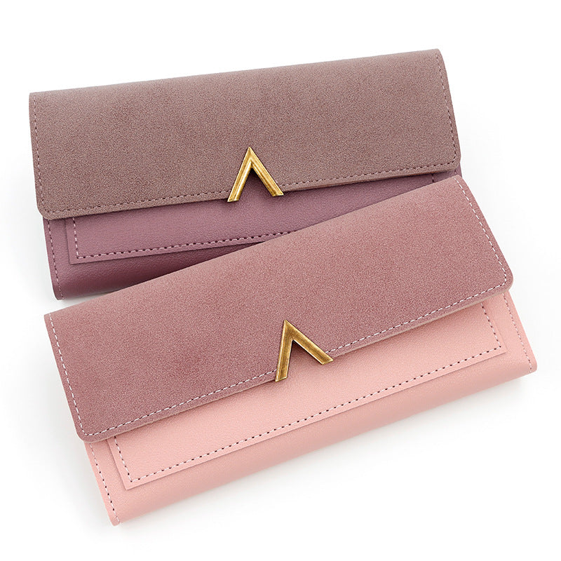 Pretty Women's Fashion Simple Long Clutch Card Holder