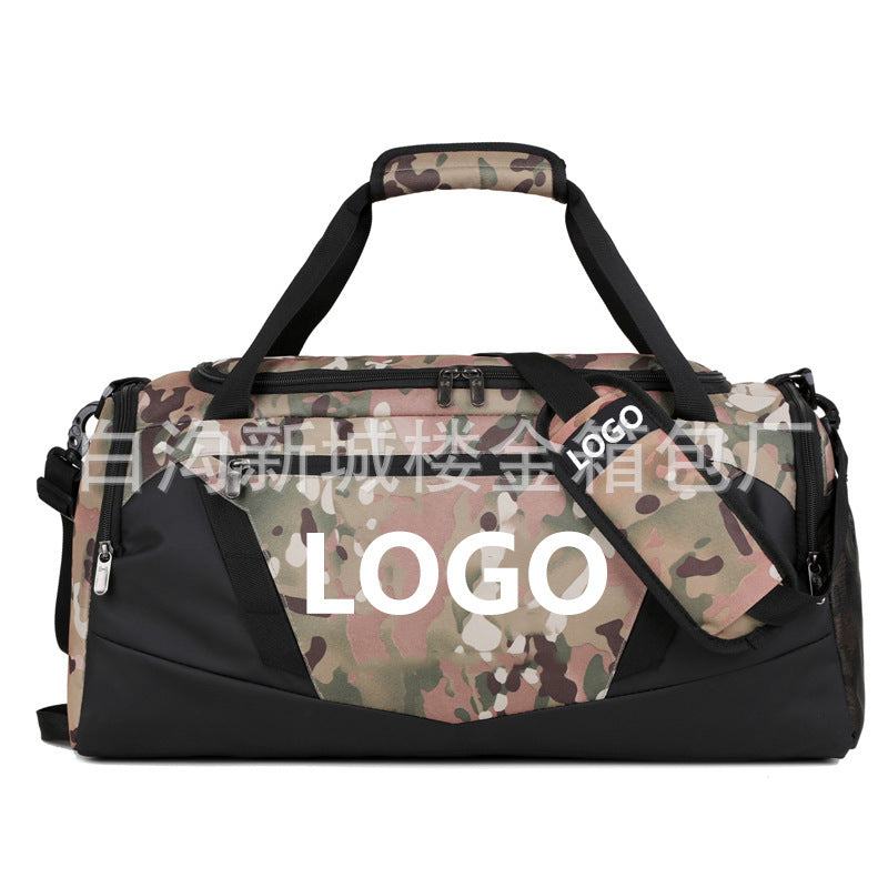 Dry Wet Separation Waterproof Camouflage Short-distance Travel Bags