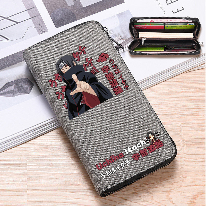 Peripheral Whirlpool Long Zipper Personality Trend Men's Wallet