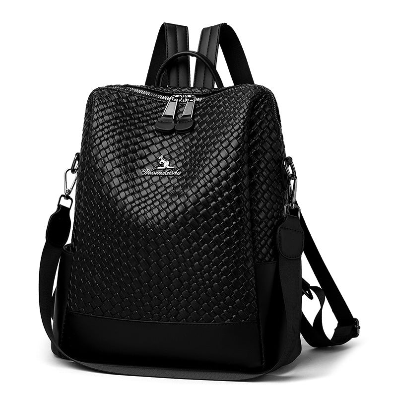 Popular Woven Pattern High-grade Hot Drilling Backpacks