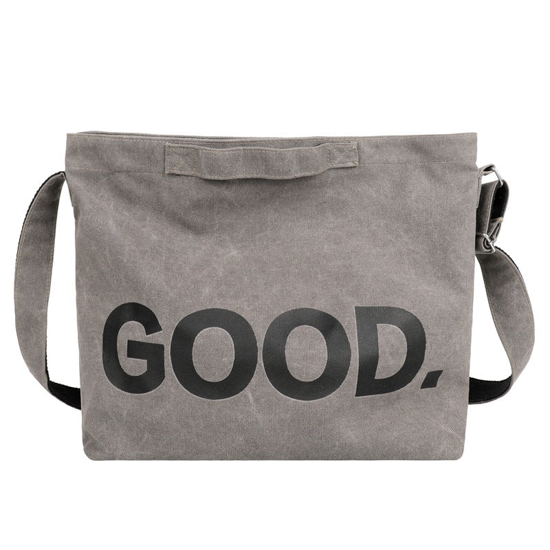 Men's Female Large Capacity Canvas Class Korean Men's Messenger Bags
