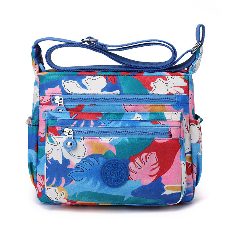 Women's Printed Nylon Canvas Mother Fashion Women's Messenger Bag