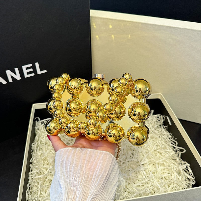 Dinner Vintage Fashion Shiny Surface Western Handbags